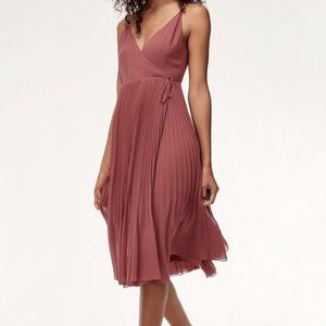 Wilfred/Aritzia Beaune Dress in Dusty Rose -Small